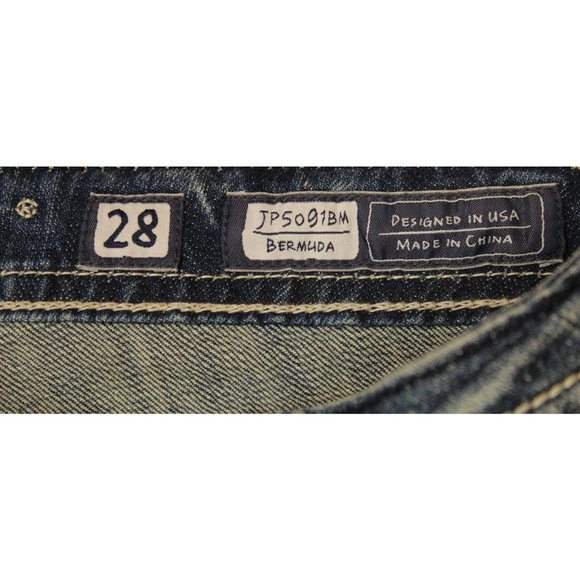 Miss Me Womens Mid Rise Easy Bermuda Embellished Shorts Size 28 JP5091BM - Picture 7 of 9